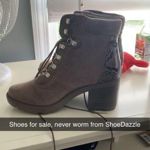 ShoeDazzle Borwn Booties